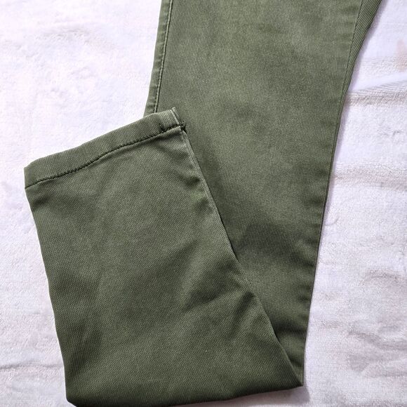 Cabi The Quest Olive Green Cargo Skinny Ankle Stretch Pants 5315 Women's Size 4 - Picture 2 of 6